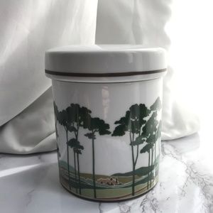 VTG Devin Aramis 1979 RETRO MCM Tree Valley Jar